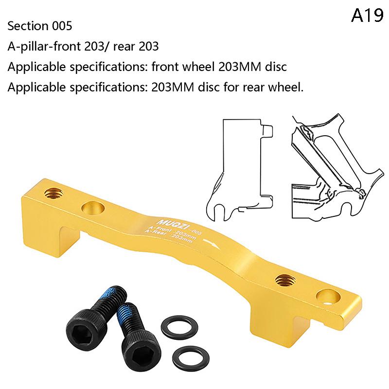 Adattatore Supporto Pinza Freno a Disco 140mm 160mm 180mm 203mm Adattatore Rotore Freno a Disco per Bicicletta con Bulloni