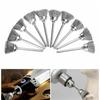 45 Pcs/set Stainless Steel Wire  Brushes Practical Polishing Accessories Compatible For Dremel