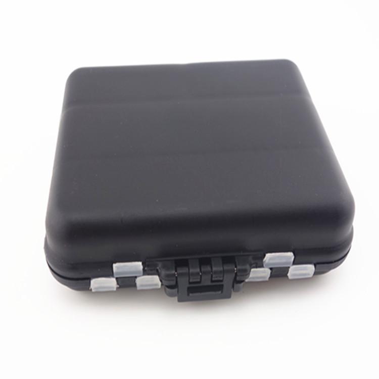 Black Lure Multi-Purpose Fishing Tackle Box with 26 Removable Compartments