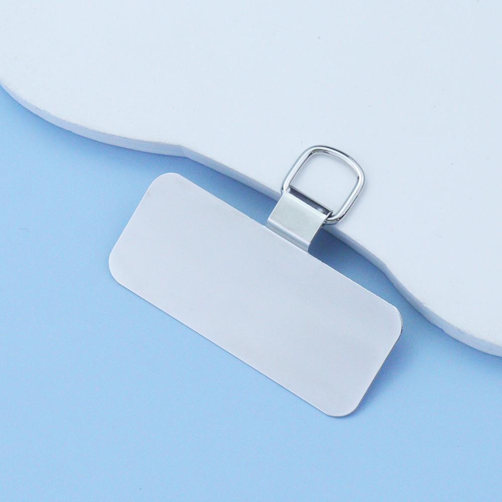 2 Pcs Universal Phone Lanyard Patch Metal Safety Slim Phone Strap Accessories