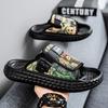 Slippers Men's Summer New Outdoor Leisure Sports Lightweight Large Size One-word Drag