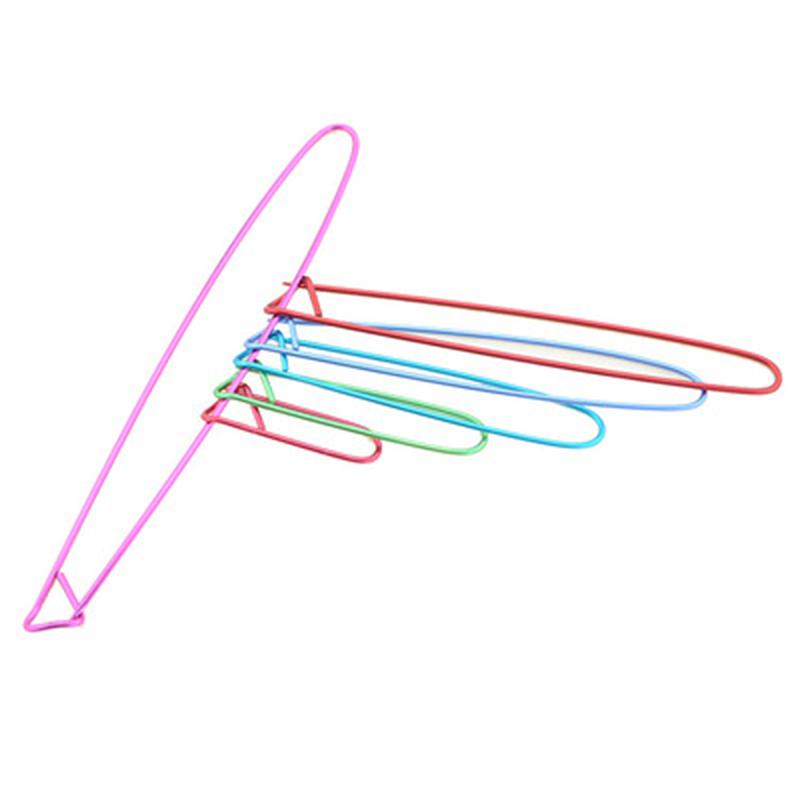 6Pcs/Set Aluminum Knitting Needles Stitch Holders Safety Pins Crochet Weaving