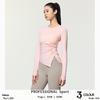 2025 Women's Autumn/Winter Yoga Wear: Breathable, Quick-Dry, Skin-Friendly, Irregular Twist Long Sleeve Base Layer