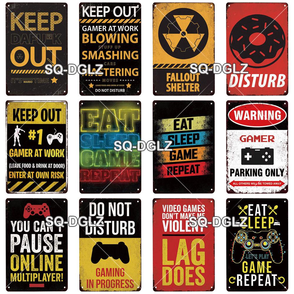 Plaque De jeu en métal Vintage, décoration De Bar, décor De Pub, Placas décoratifs en métal, affiche en métal, signe en étain