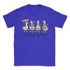 Vintage 100 Days of School Ducks Cute Goose Teacher 100th Day TShirts Unisex Round Collar Pure Cotton T Shirts  Short Sleeve
