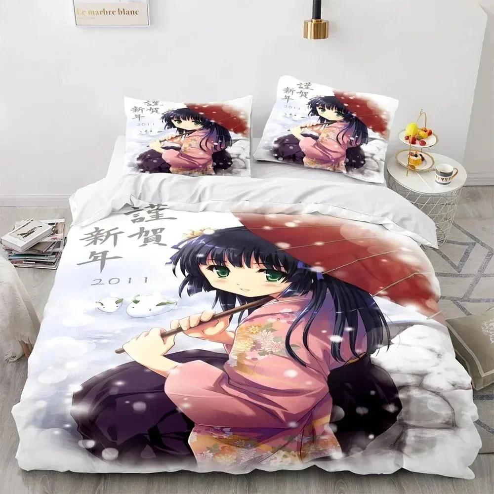 Luxury New 3D Print Anime Kawaii Sexy Girl Bedding Set Boys Girls Twin Queen Size Duvet Cover Adult Fashion Home Textileextile