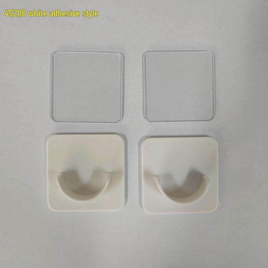 360° Rotating Transparent Wall-Mounted Retractable Hanging Rod Bracket