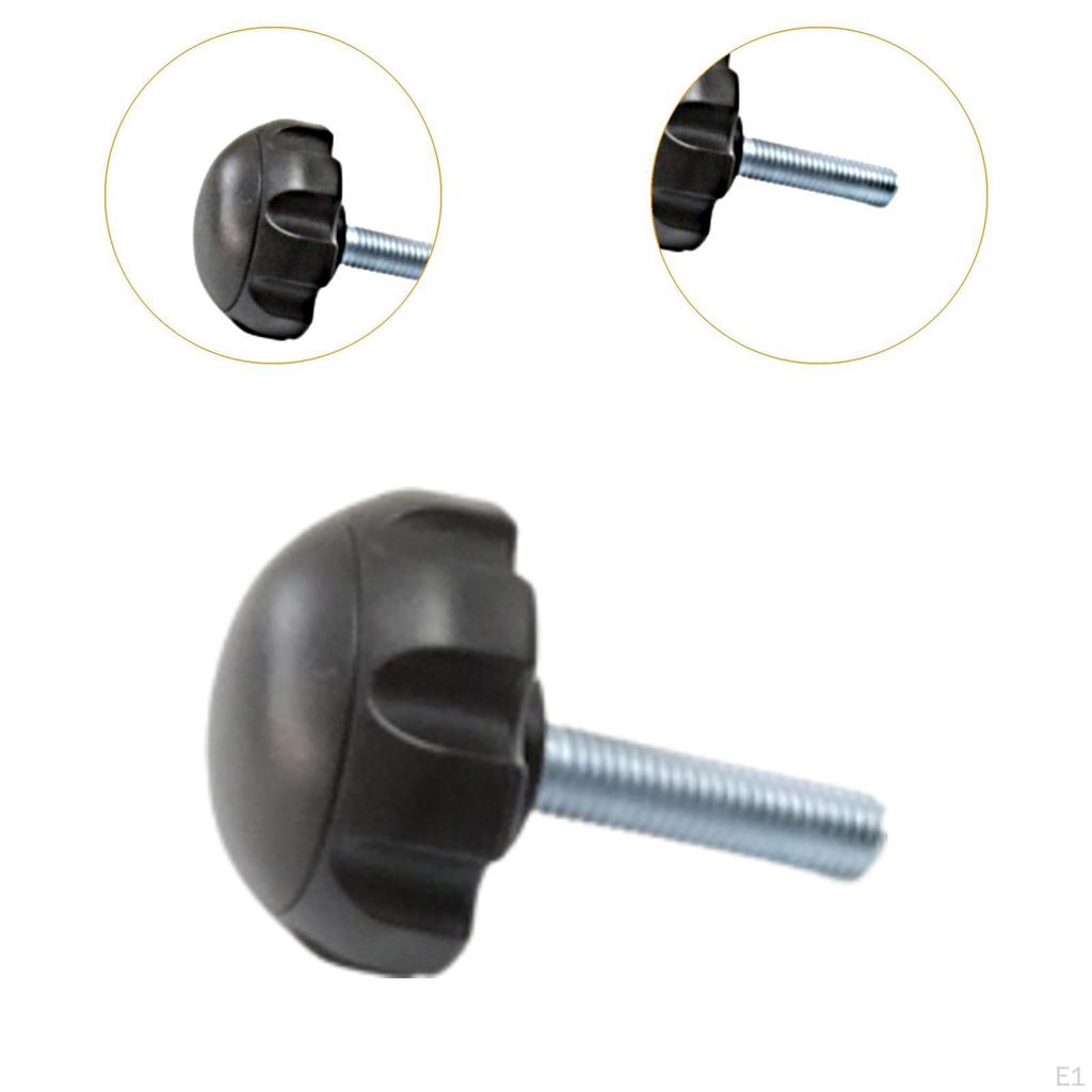 M10 X 40mm Thread Screw Hand Knob Bolt Versatile Replacement Repair Parts for Fitness Bikes