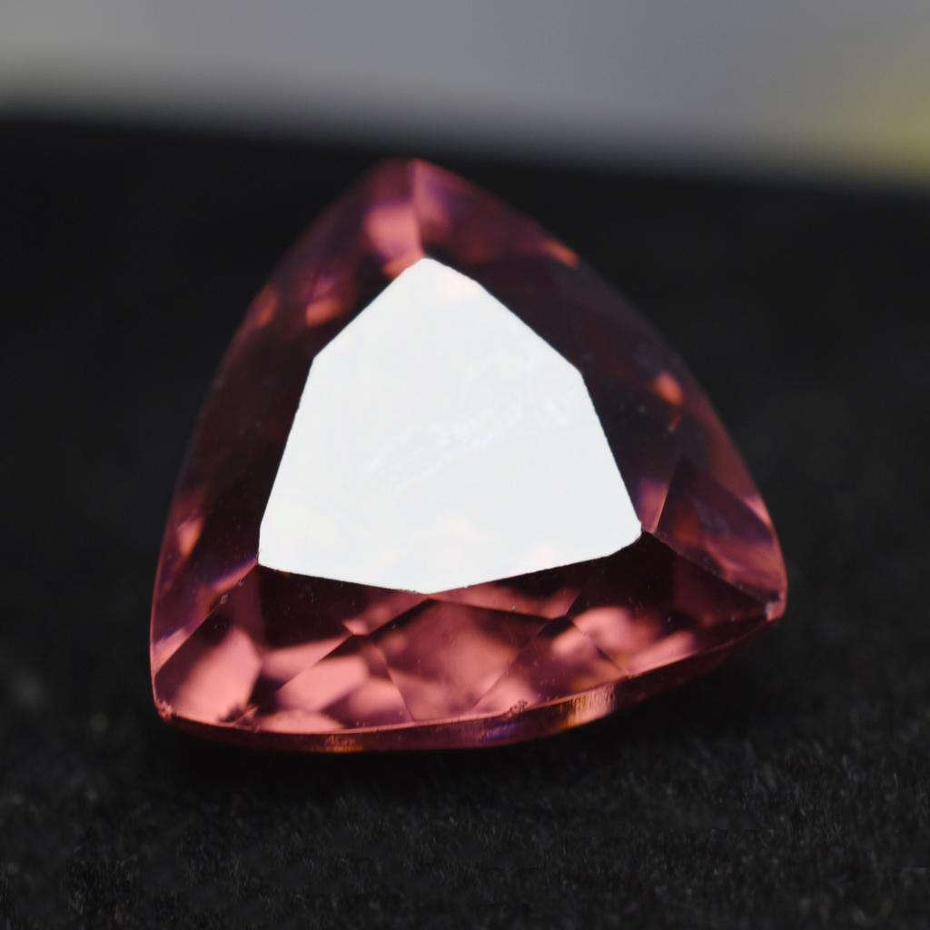 Natural Padparadscha Sapphire Trillion 11.22 Ct Beautiful Certified Gemstone