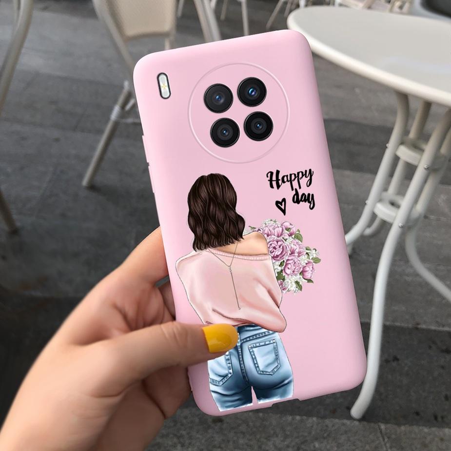 Stylish Silicone Case For Honor 50 Lite Case Soft Slim Phone Back Cover For Huawei Honor50 Lite Cases Honor 50Lite Coques Fundas