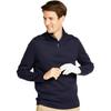 Decathlon Solid Soft Half Zip Half Open Long Sleeve Sweatshirt Men's Blue Black
