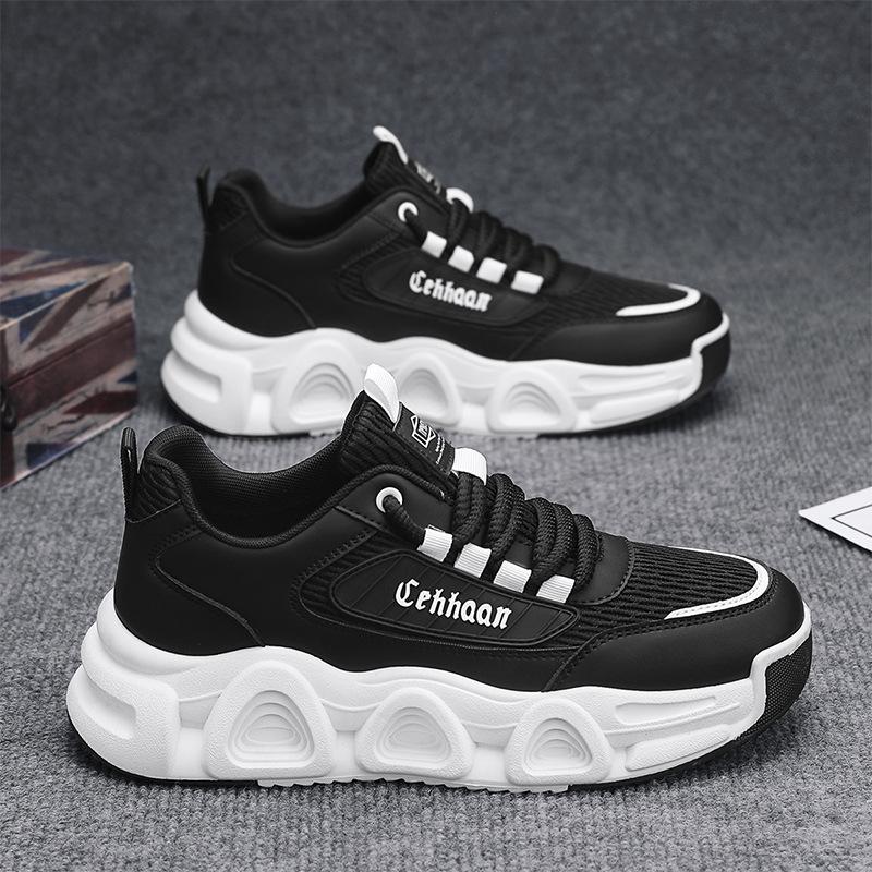 Summer new soft-soled shock-absorbing dad shoes platform casual shoes youth sports shoes