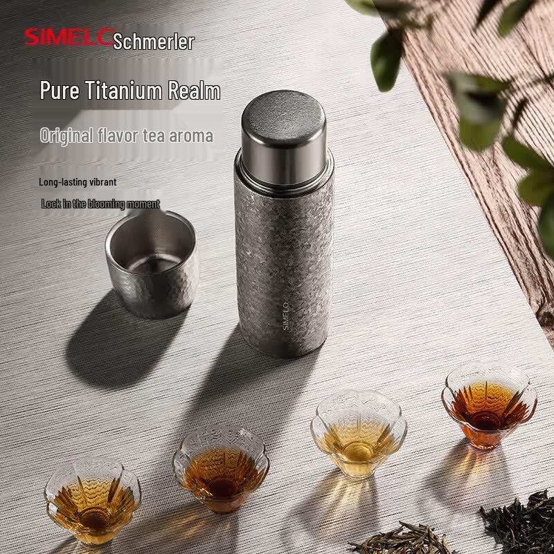 Shimeile Opal Gold Titanium Fresh Brew & Stew Cup Gift Set