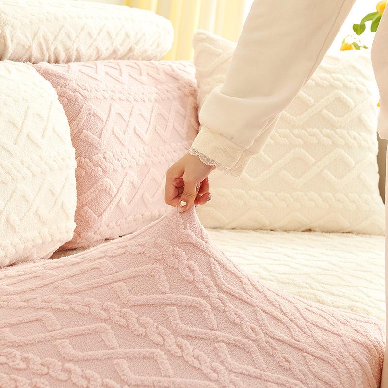 Lazy Sofa Cover Sofa Cover All-inclusive Sofa Cushion Four Seasons Sofa Cover Cloth Towel Plush Thickening