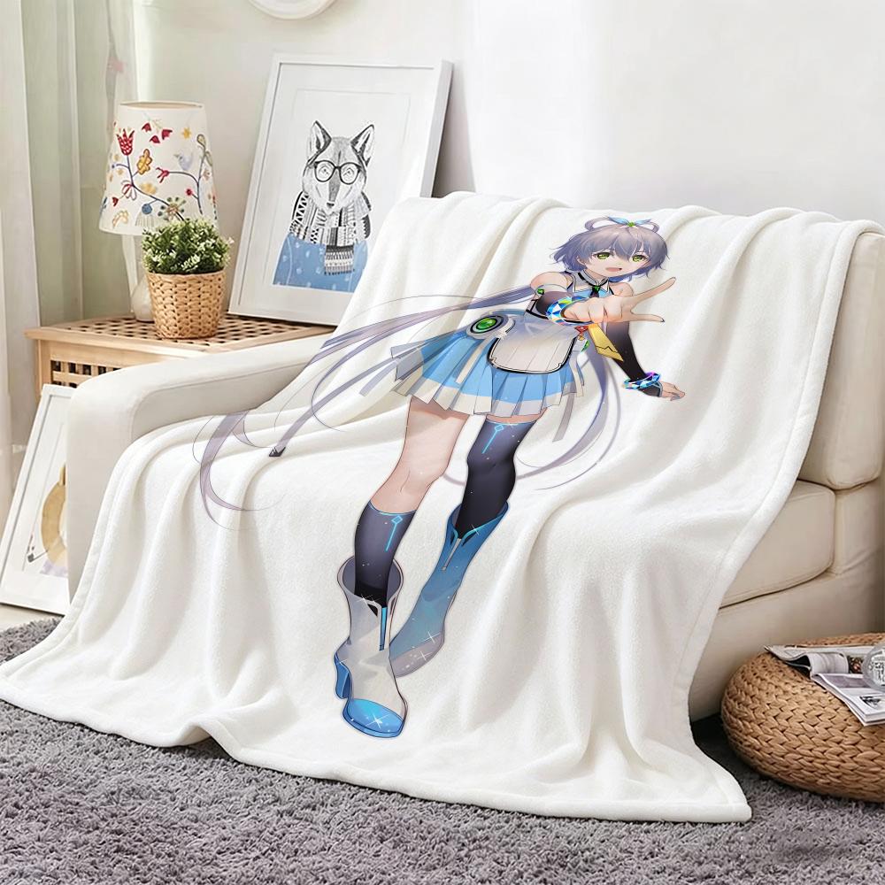 Anime Character L-LuoS TianyiS Throw Soft Warm Throw Blanket for Bedroom Living Room Bed Travel Camping Picnic Gift