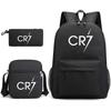 Cr7 Student School Backpack Three-Piece Set O