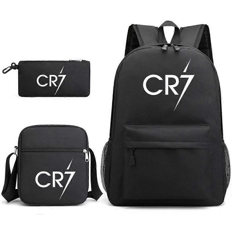 Cr7 Student School Backpack Three-Piece Set O
