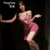 Sex Lingerie Purple Lace Sexy Lingerie Uniform Female Seduction Flirting Onesie Small Chest Big Pure Desire Suit