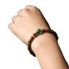 Exquisite Green Sandalwood Bracelet with Green Beads: Rising Step by Step – Popular Live Broadcast Item