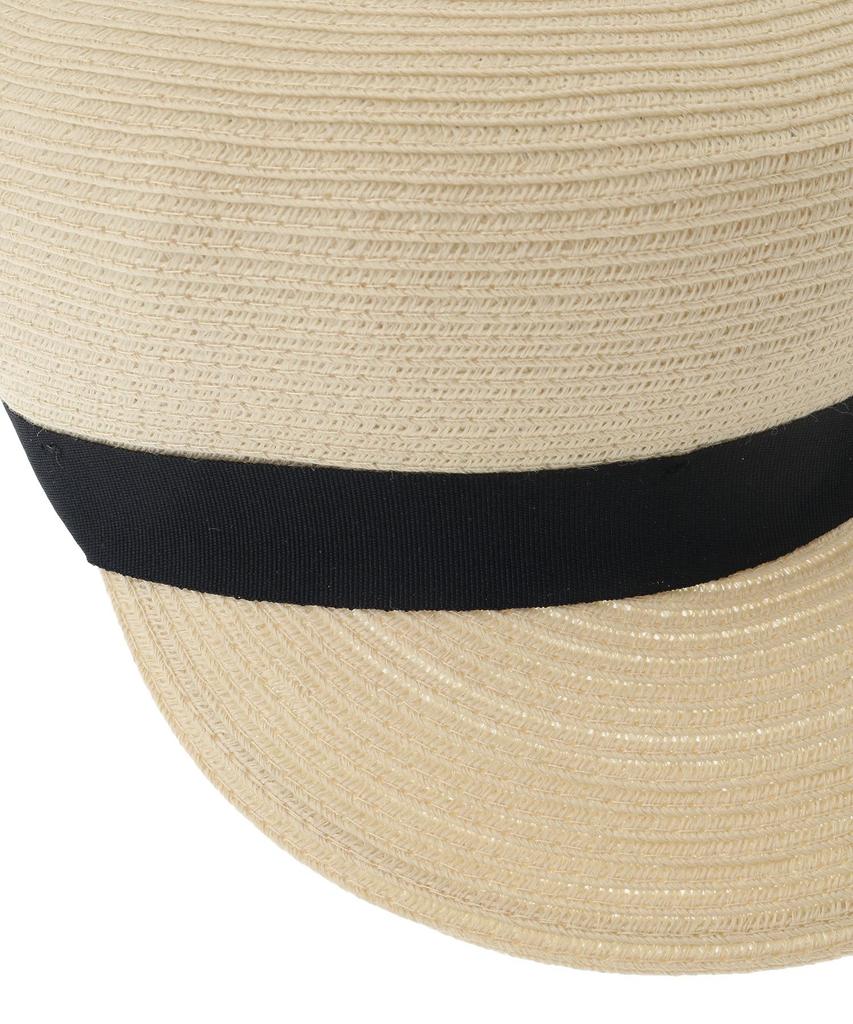 [Maison De Fleur] Cap Grosgrain Ribbon Newsboy Cap for Women, Black
