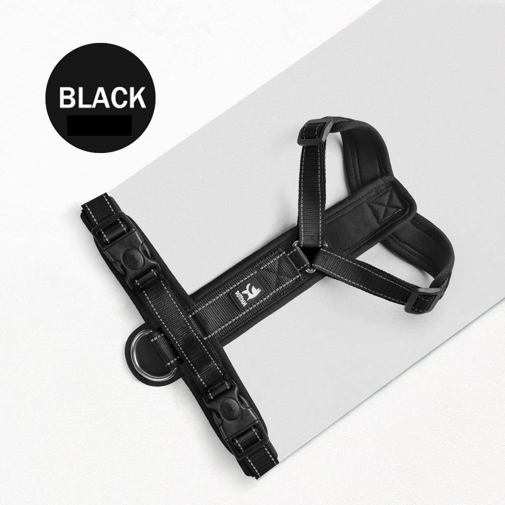 New Pet Dog Harness No-pull Dog Padded Vest Adjustable Reflective Chest Strap Safety Lead All Weathers For Small Medium Dogs