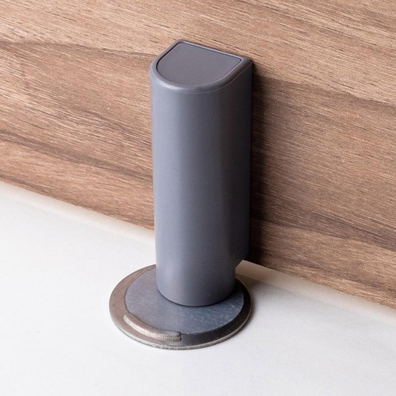 Punch Frees Magnetic Door Bumper ABS & Iron Magnetic Door Holder Child & Pet Friendly Magnetic Door Stop for Household