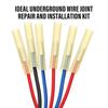 3PCS Submersible Pump Wire Connector Kit with Heat Shrink Tubing Offering Secure and Weatherproof Wire Splicing Solutions