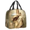 Custom Our Lady Of Perpetual Help Thermal Insulated Lunch Bags Women Catholic Virgin Mary Resuable Lunch Tote Storage Food Box
