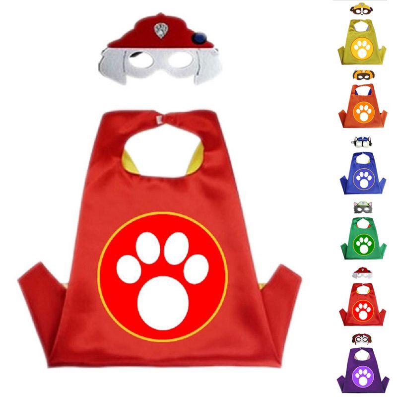 Vibrant Paw Patrol Cosplay Set For Kids With Colorful Cloak And Mask Included