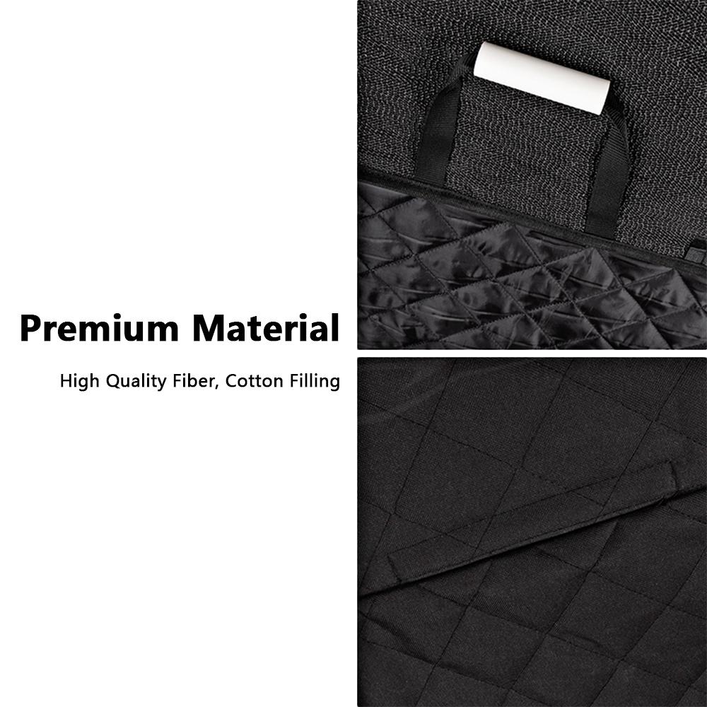 Hinterer Kofferraum Haustiermatte für Tesla Model Y 2017-2024 Hundesitzbezug Stoff Wasserdichte Unterlage Bett Innenraumschutz Zubehör