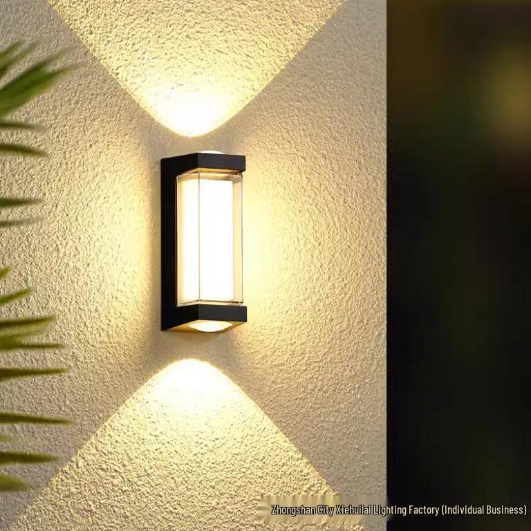 Waterproof LED Outdoor Wall Lamp - Super Bright for Hallway, Stairs, Courtyard, Balcony, Bathroom Entrance