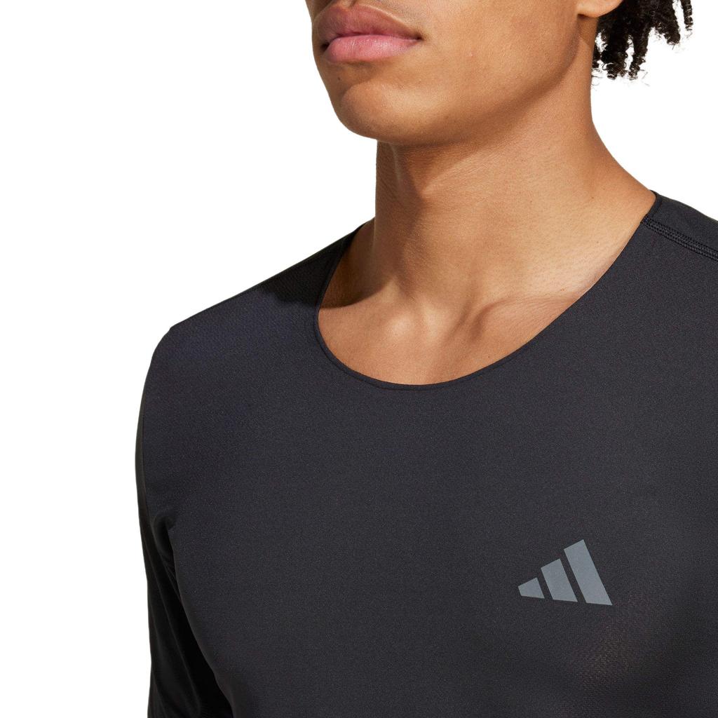 Adidas Quick-Drying Running Sports Short Sleeve T-Shirt Men Tops Black IX2831
