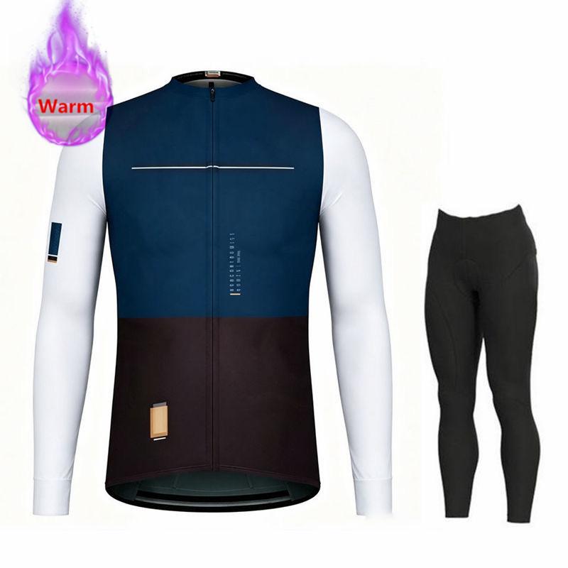 Pro Team Winter Thermal Fleece Cycling Clothing Men's Jersey Suit Warm Bicycle Bike Clothes MTB Maílllot Ciclismo Hombre