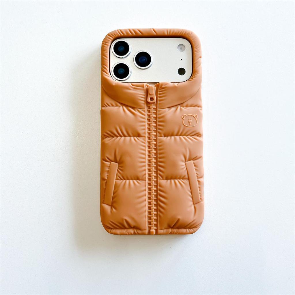 3D Cartoon Little Bear Anti-Fall Phone Case for iPhone 14/13/Apple PRO MAX