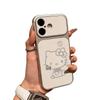 Line Kitty Skin-Like Drop-Proof Case for Apple 17 Pro Max, 16 Pro, 15, 14 Plus, and 13