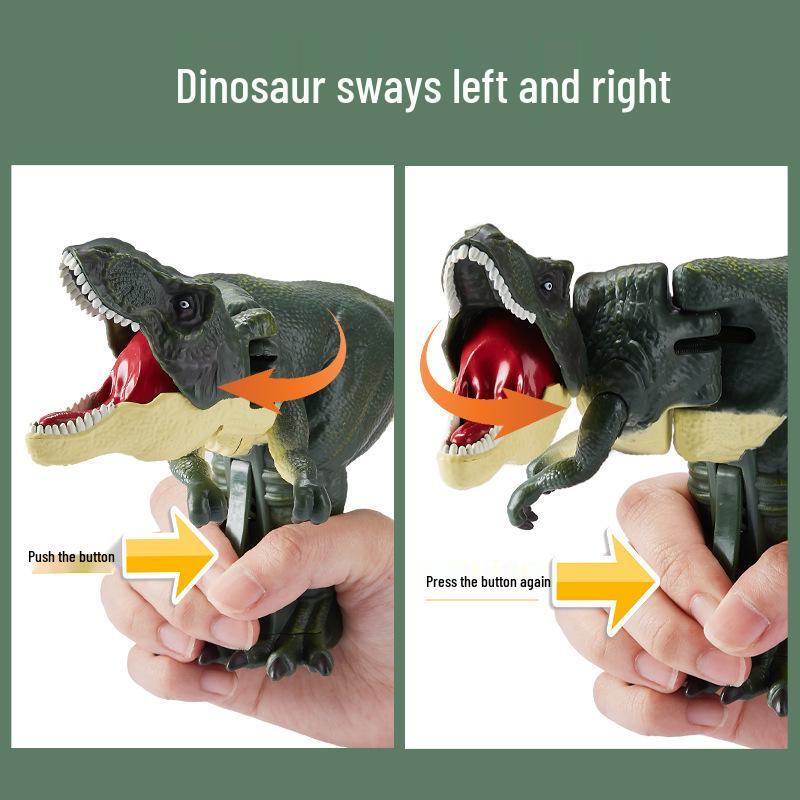 Interactive Roaring Tyrannosaurus Rex Toy with Light and Sound for Kids - Popular Dinosaur from Douyin