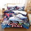 Fashion 3D Anime Bed Sheet Set  Gintama Bedding Set Single Twin Full Queen King Size Bed Set Adult Kid Bedroom Duvet Cover Sets