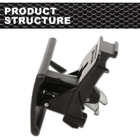 Glove Box Handle Dash Latch Compatible with Hummer H3 2006 2007 2008 2009 2010 Black Right 1pc