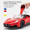 1/32 Diecast Alloy Model Car Miniature Maserati MC20 Supercar Metal Vehicle Ornaments Gifts for Children New Hottoy Red Toy Boys