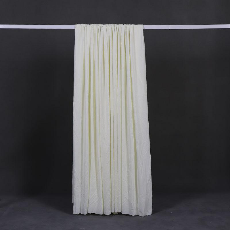 5/10M Milk Silk Stretch Fabric Wedding Arch Drapes Wedding Backdrop Curtain for Stage Banquet Birthday Party Sheer Drapery Decor