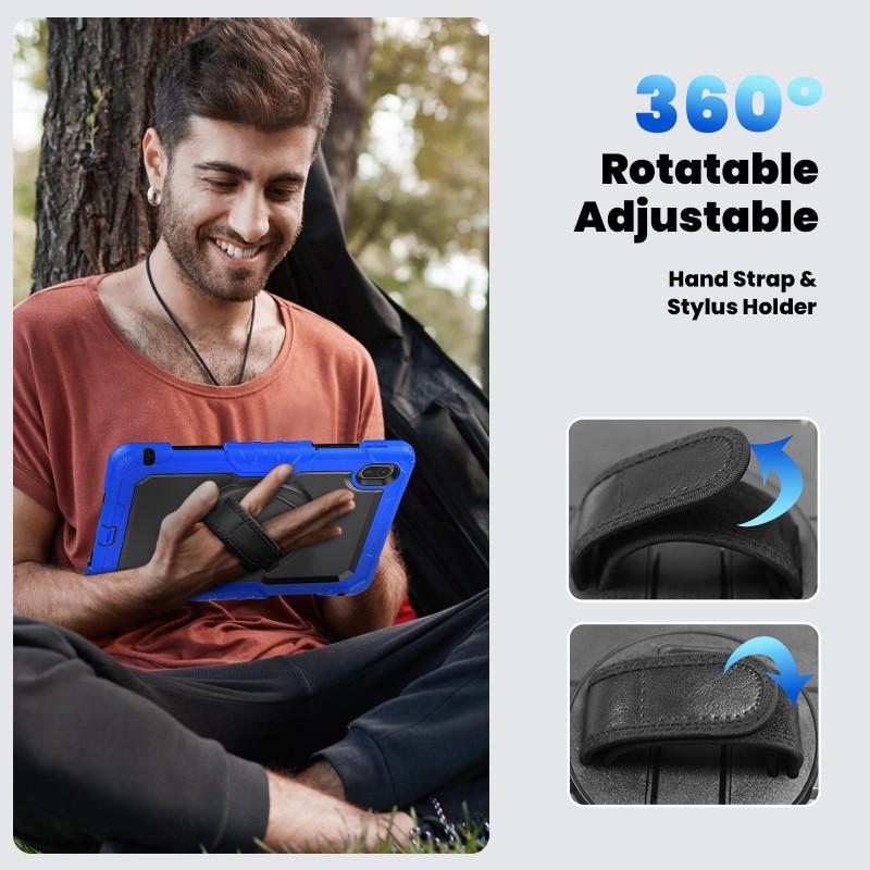 Shockproof Hard Shell Case With Stand Shoulder Strap MatePad SE 11 Tablet Silicone Cover In Multiple Colors
