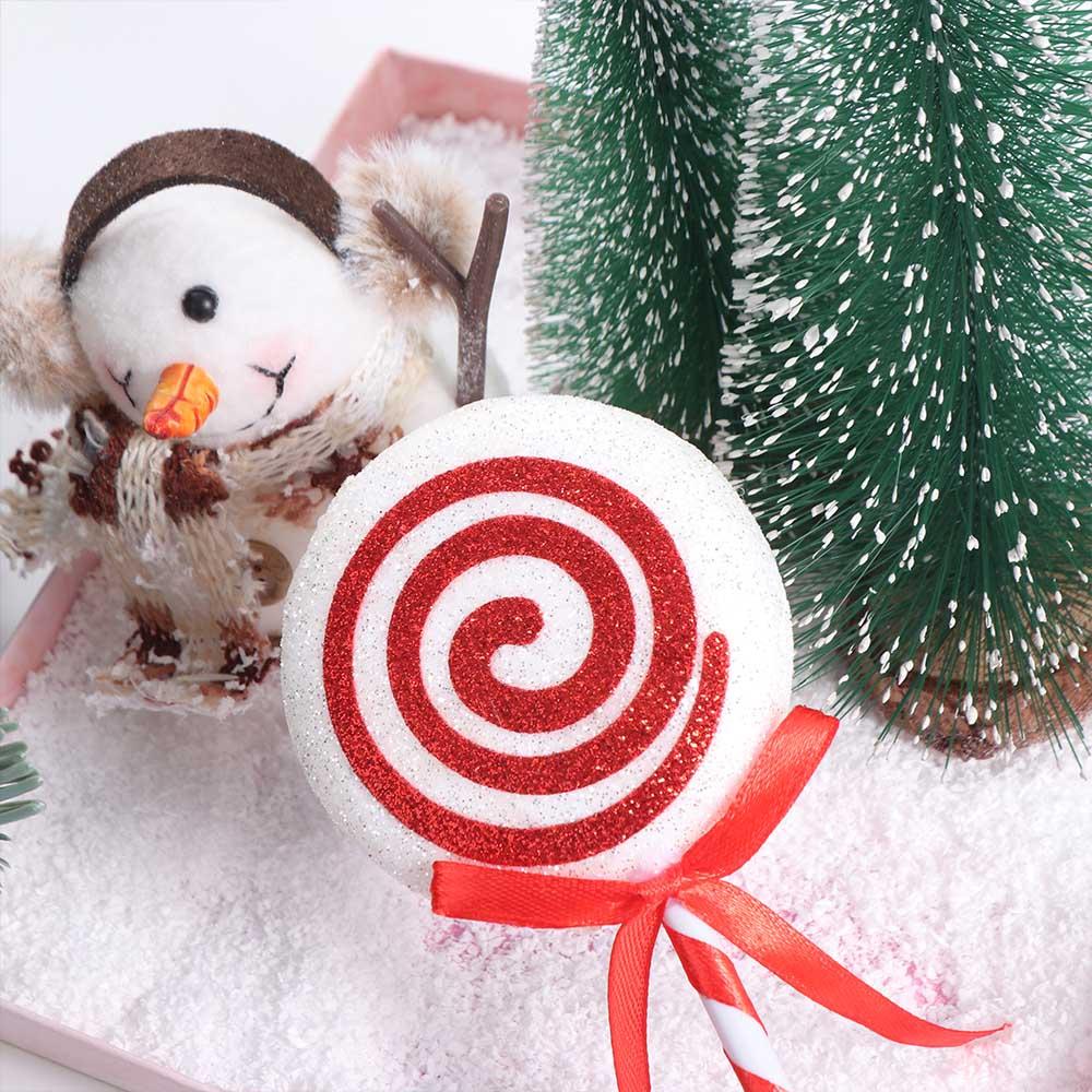 Large Christmas Lollipop Pendant Cartoon Xmas Candy Hanging Decor  Merry Christmas Decoration