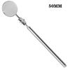 Car Telescopic Detection Lens 30mm 50mm Portable Pection Round Mirror Car Angle View Pen for Auto Pection Hand Repair Tool