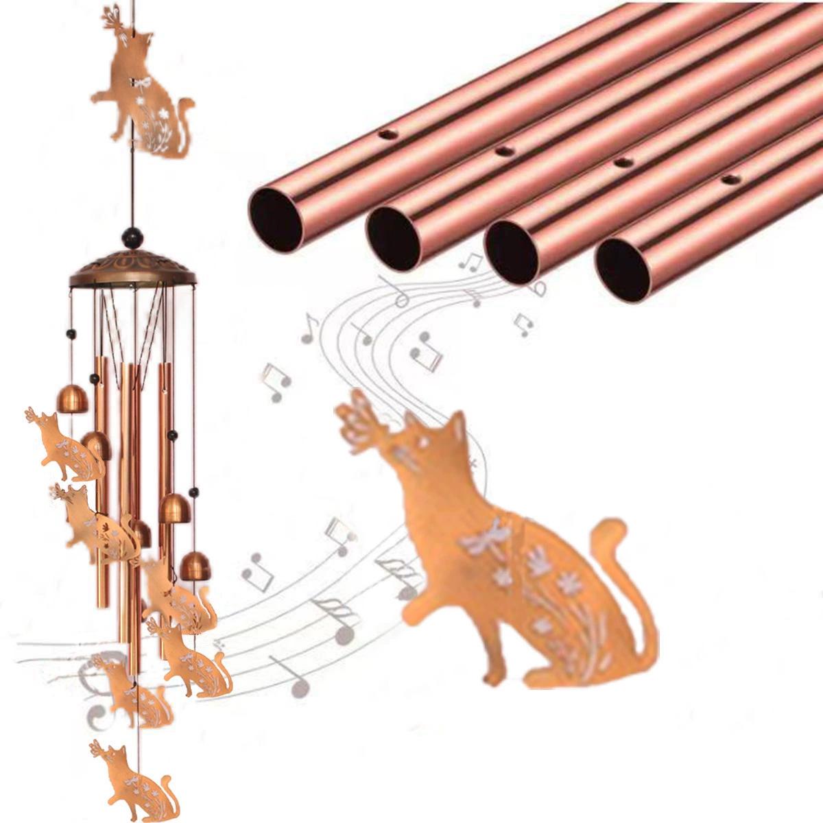 

Ретро Латунный Алюминиевый Колокольчик Ветра: Высококлассное подвесное украшение для двора 29.5*11.5*6