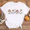 Funny Halloween Ghosts Printed TShirts Fashion Unisex Summer Tee Shirt Unisex Fall Gifts Shirt Halloween Ladies Tshirt Clothes