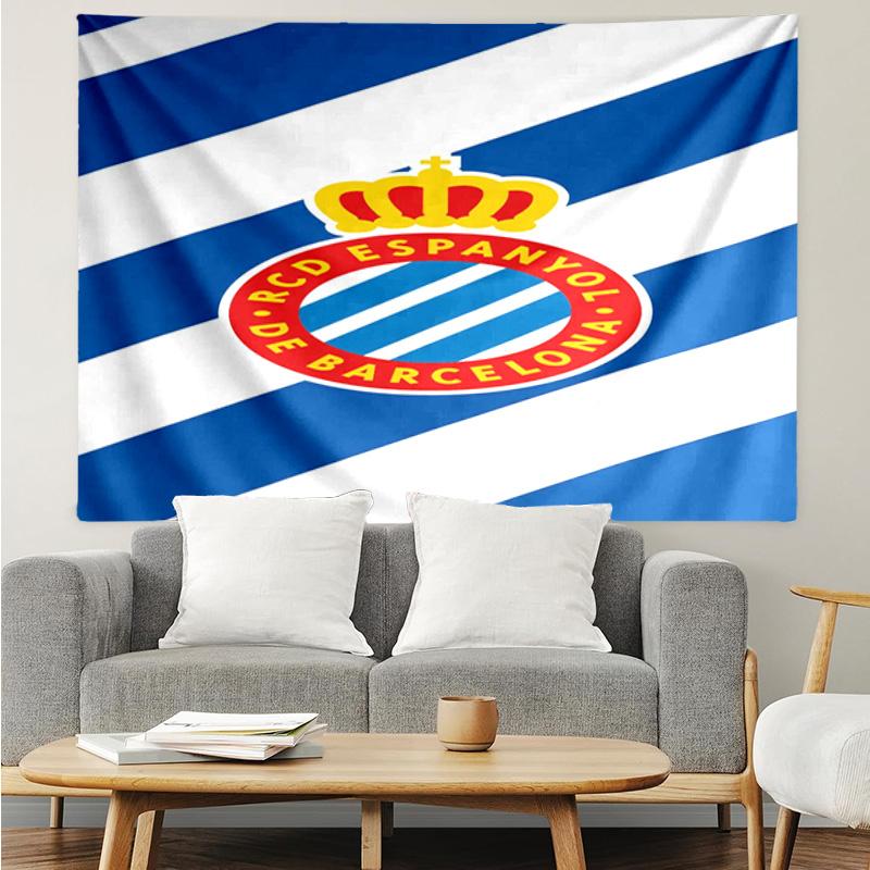 Real Sociedad Crest Design Tapestry Hanging for Bedroom,Livingroom, Playroom,Decor Art Room Wall Tapestry Holiday and Birthday Gifts
