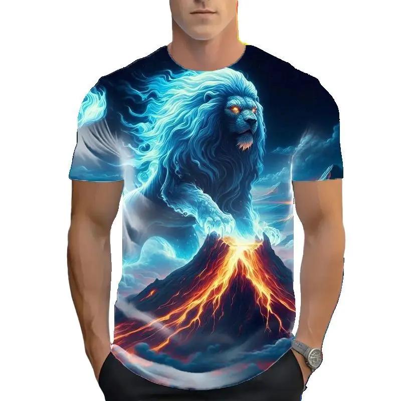 Hot-selling Creative and Funny 3d Printed Men's Shirts Trendy and Fashionable T-shirt with a Skull Kids Tshirt Woman T-shirts