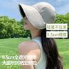 Upgraded Vinyl Large Brim Sun Hat Children'S Summer Sun Protection Hat Versatile Face Small Uv Protection Bucket Hat