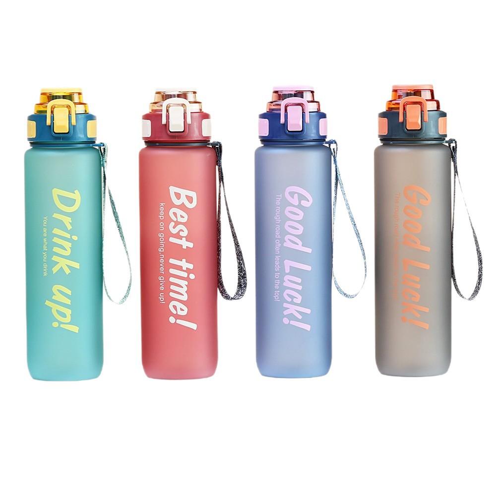 Water bottle plastic water cup high value portable water bottle outdoor sports large capacity water cup drop-resistant and leak-proof