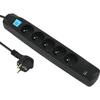 5-socket French Power Strip 2 USB 3.4A 17W 1 Type-C